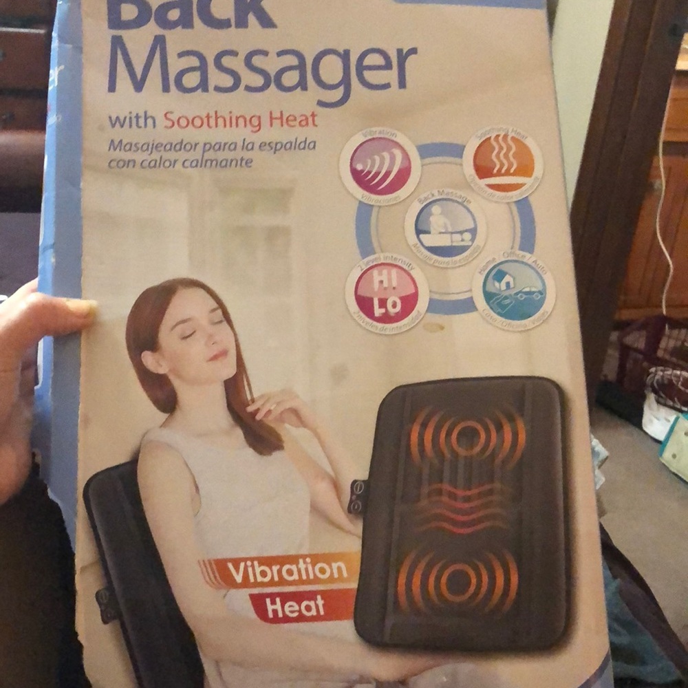 Health touch back massager portable